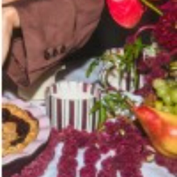 Noon & Moon Coffee Cup, Cherry Lacquer Set of 2 - Picture 6 of 6